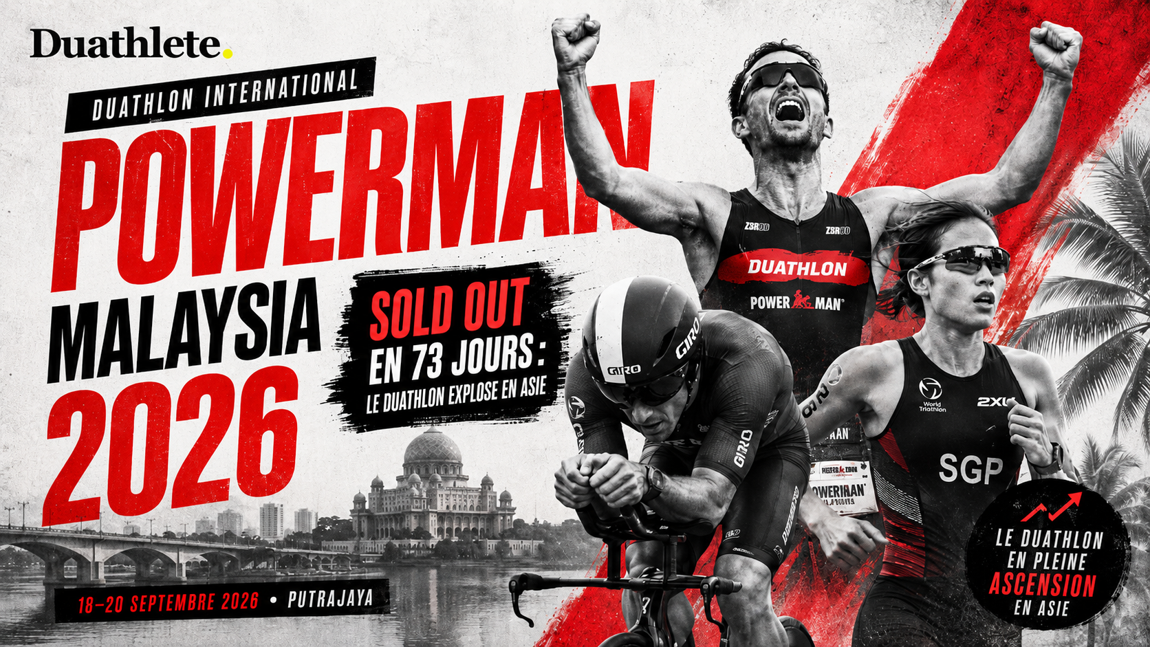 Powerman Malaysia 2026, sold out en 73 jours : le duathlon explose en Asie